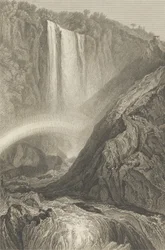 Wasserfall von Terni, ca. 1820