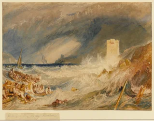 Einfahrt in den Hafen von Fowey, Cornwall