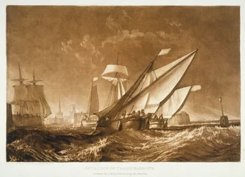 F.55.I Eingang zum Hafen von Calais, aus dem 