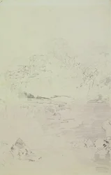 Wasserfälle des Clyde, ca. 1801