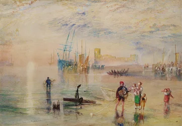 Flint Castle, ca. 1834