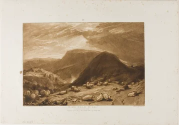 Hind Head Hill, Platte 25 aus Liber Studiorum