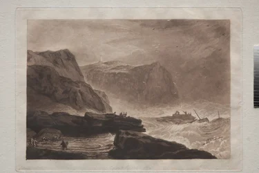 Liber Studiorum: Küste von Yorkshire, in der Nähe von Whitby, ca. 1807-19