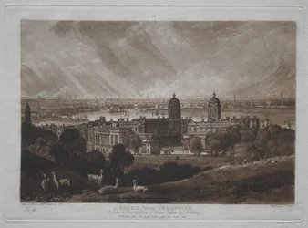 Liber Studiorum: London von Greenwich aus