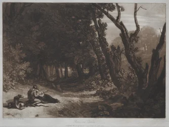 Liber Studiorum: Procris und Cephalus