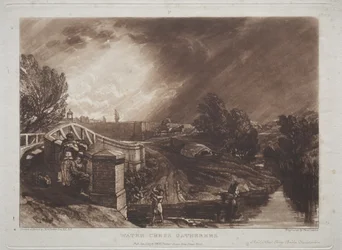 Liber Studiorum: Brunnenkresse-Sammler, Rails Head, Ferry Bridge, Twickenham