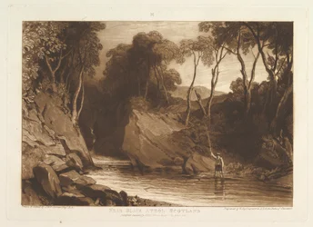 In der Nähe von Blair Athol, Schottland Liber Studiorum, Teil VI, Platte 30, 1. Juni 1811