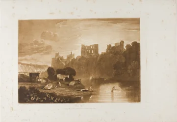 Fluss Wye, Platte 48 aus Liber Studiorum