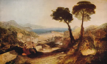 Die Bucht von Baiae, mit Apollo und der Sibylle, ca. 1823, ca. 1915