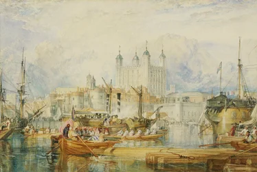 Der Tower von London, ca. 1825