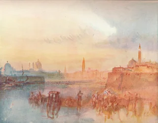 Venedig: Die Salute von S. Giorgio Maggiore, 1909