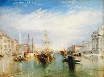 Venedig vom Portikus der Madonna della Salute aus, ca. 1835