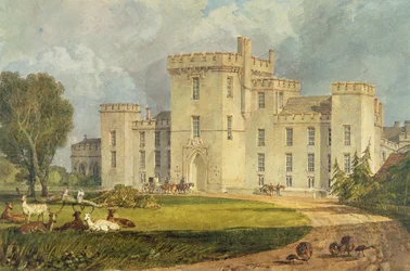 Ansicht von Hampton Court von Nordwesten, ca. 1806