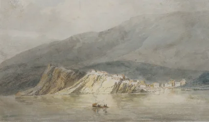 Blick auf Sestri di Levante, Genua, ca. 1794-95