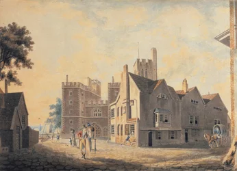 Blick auf den Palast des Erzbischofs in Lambeth