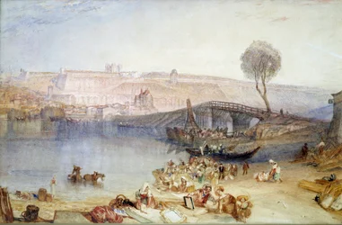Ansicht des Geländes und des Schlosses von Saint Germain en Laye (Gemälde von Joseph Mallord William Turner)