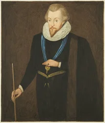 Porträt im Rathaus von Robert Cecil, Earl of Salisbury