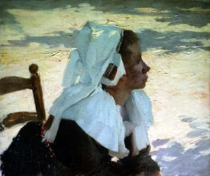 Der Apfelverkäufer, Bretagne