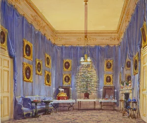 Weihnachtsbaum von Königin Victoria, Windsor Castle, 1845