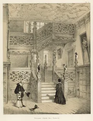 Treppe, Crewe Hall, Cheshire