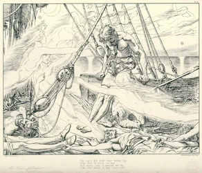 Illustration für Coleridges Rime of The Ancient Mariner