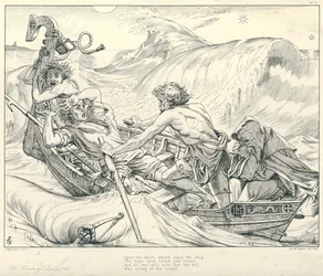 Illustration für Coleridges Rime of The Ancient Mariner