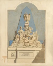 Entwurf für das Drei-Kapitäne-Denkmal