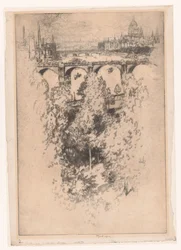 London über die Waterloo-Brücke