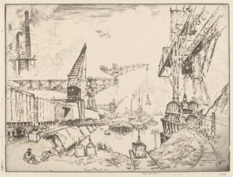 Kräne in Duisburg