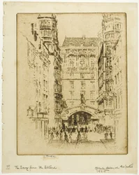 Eingang zum Savoy Hotel