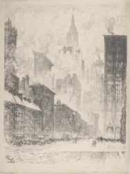 Von der Fulton Street, 1910