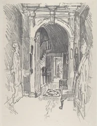 Flur bei Dr. Wister, 1912