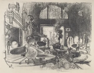 Herstellung von Propellerblättern, 1917