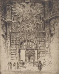 Puerta Visagara, Tor von Madrid, Toledo, 1904