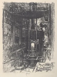 Formen einer Waffe aus einem Barren, 1917