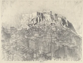 Sonnenaufgang über der Akropolis, 1913
