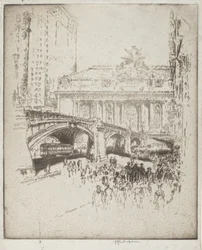 Der Zugang zum Grand Central, New York