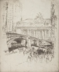 Der Zugang zum Grand Central, New York, 1919