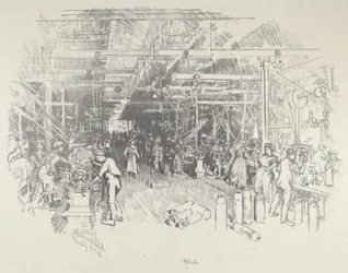 Die Granatenfabrik, 1916
