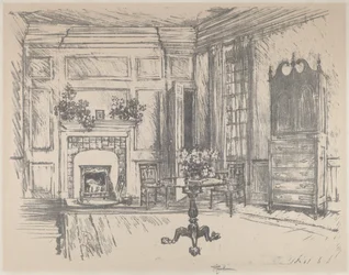 Das Oberzimmer, Stenton, 1912