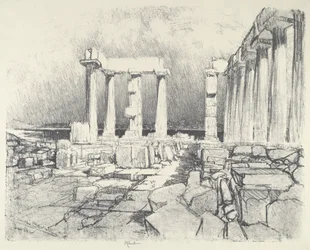 Das weinrote Meer, Sunium, 1913