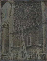 Rosettenfenster, Notre-Dame-Kathedrale, Paris, 1841