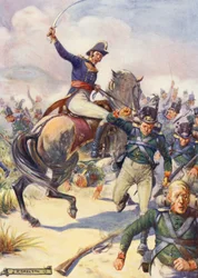 General Janssens in der Schlacht von Blaauwberg