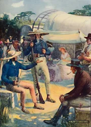 1820 Siedler und ihre Buren-Konvois, 1909