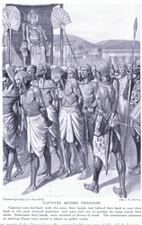 Gefangene vor dem Pharao, ca. 1920