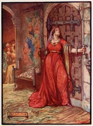 Catherine Douglas verriegelt die Tür