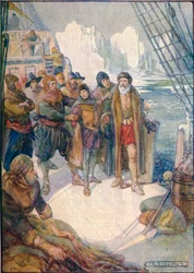 Diese grausamen Männer wollten Hudson auf den eisigen Gewässern treiben lassen, 1907, um 1920