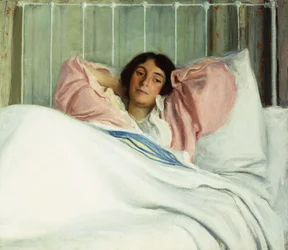 Porträt der Frau des Künstlers Edith