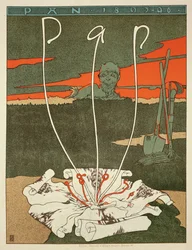 Reproduktion eines Plakats, das 