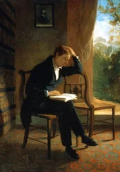 John Keats. Englischer Dichter (1795 bis 1821). Gemälde von Joseph Severn National Portrait Gallery London